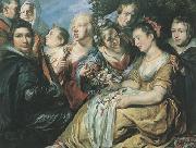 Peter Paul Rubens The Artist with the Van Noort Family (MK01) oil painting reproduction